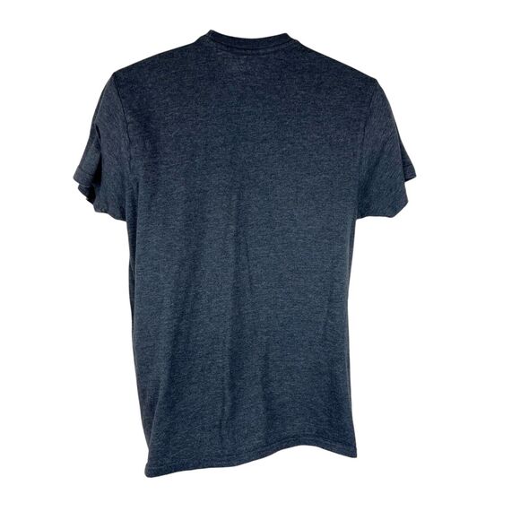 Nirvana Shirt Men Medium Grey Short Sleeve Psychedelic Smiley Graphic Tee - Picture 2 of 11